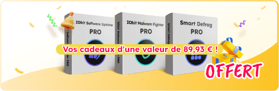 Vos cadeaux d'une valeur de 89,93 € ! 