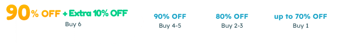 90% OFF
